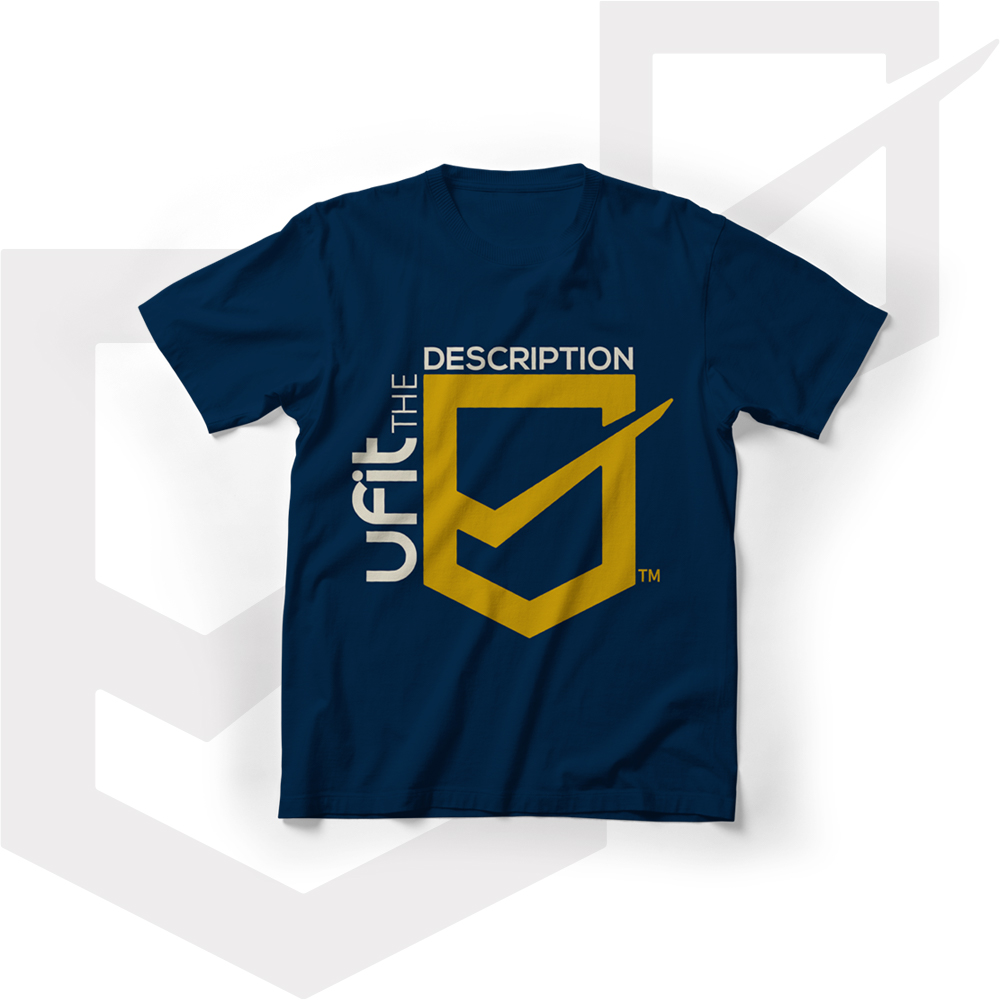 Cream Gold - Navy Check